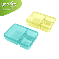 悠悅-簡透分格盒3格(1050ml*4)