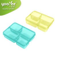 悠悅-簡透分格盒4格（1000ml*4)